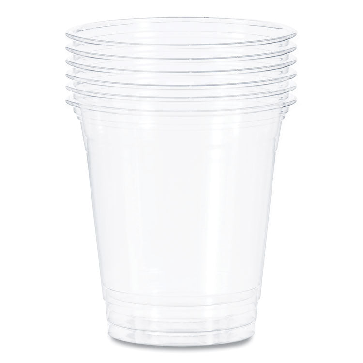 Ultra Clear PET Cups, Practical Fill, 12 oz to 14 oz, Plastic, 50/Bag, 20 Bags/Carton