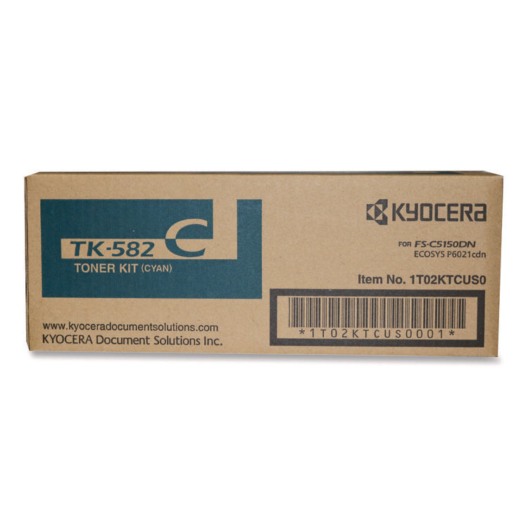 Tk582c High-Yield Toner, 2,800 Page-Yield, Cyan