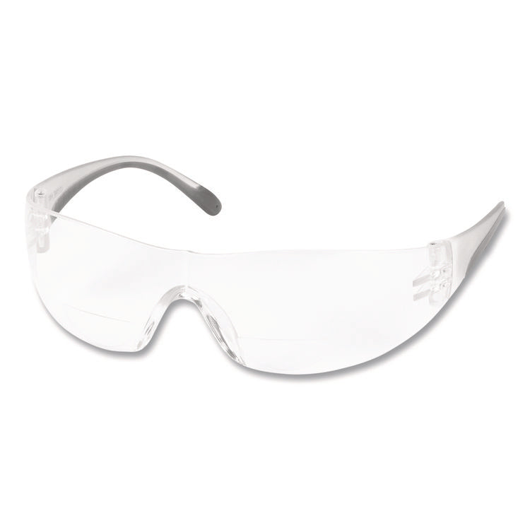 Zenon Z12R Rimless Optical Eyewear with 2.5-Diopter Bifocal Reading-Glass Design, Scratch-Resistant, Clear Lens, Clear Frame