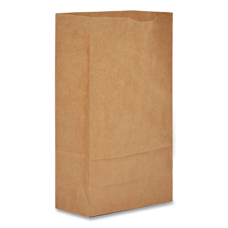 Grocery Paper Bags, 6# Size, 35# Basis Weight, 5.88" x 3.63" x 11", Kraft, 500/Bundle