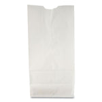 Grocery Paper Bags, 6# Size, 35# Basis Weight, 5.88" x 3.63" x 11", White, 500/Bundle