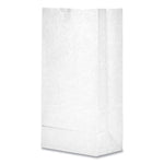 Grocery Paper Bags, 6# Size, 35# Basis Weight, 5.88" x 3.63" x 11", White, 500/Bundle