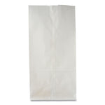 Grocery Paper Bags, 6# Size, 35# Basis Weight, 5.88" x 3.63" x 11", White, 500/Bundle