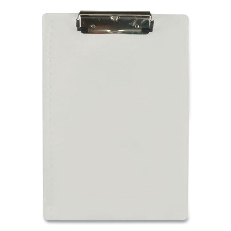 Acrylic Clipboard, 0.5" Clip Capacity, Holds 8.5 x 11 Sheets, Clear
