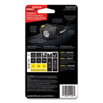 Virtually Indestructible Led Headlight, 3 Aaa Batteries (included), 30 M Projection, Black