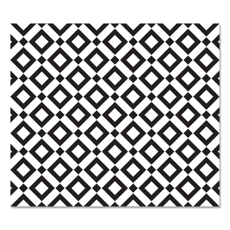 Fashionmat Chair Mat, Rectangular, 35 X 40, Diamonds