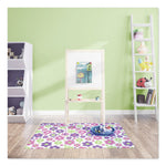 Fashionmat Chair Mat, Rectangular, 35 X 40, Daisies