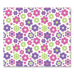 Fashionmat Chair Mat, Rectangular, 35 X 40, Daisies