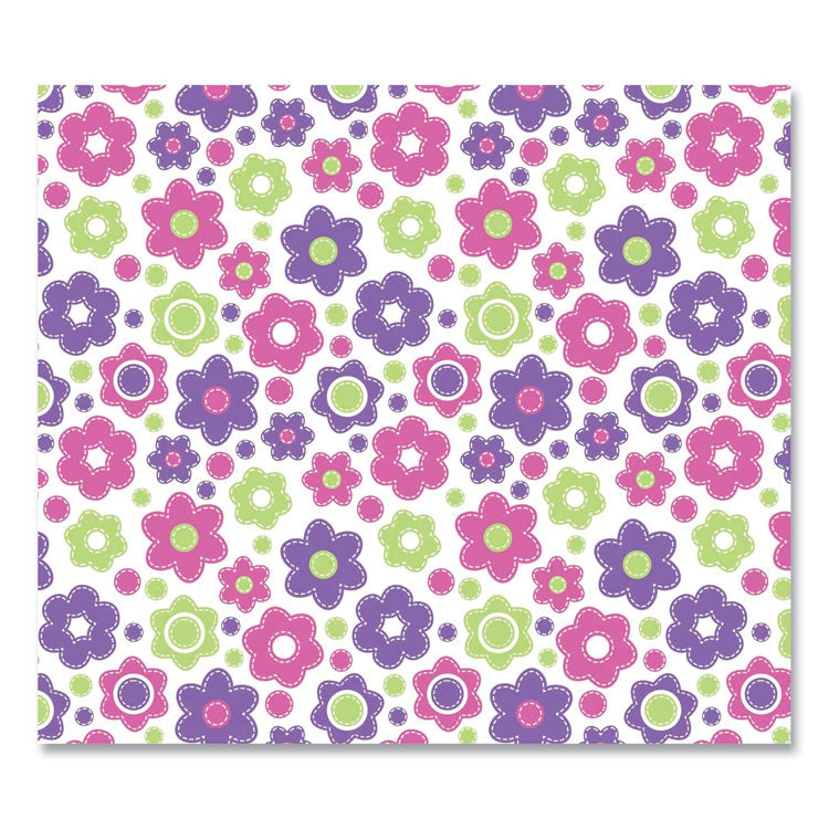 Fashionmat Chair Mat, Rectangular, 35 X 40, Daisies
