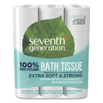 100% Recycled Bathroom Tissue, Septic Safe, 2-Ply, White, 240 Sheets/roll, 24/pack, 2 Packs/carton