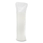 Plastic Lids, Straw-Slot Lid, Fits 12 oz to 24 oz Hot/Cold Foam Cups, Translucent, 100/Pack, 10 Packs/Carton