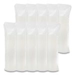 Plastic Lids, Straw-Slot Lid, Fits 12 oz to 24 oz Hot/Cold Foam Cups, Translucent, 100/Pack, 10 Packs/Carton