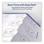 Round Print-To-The Edge Labels With Sure Feed And Easy Peel, 2" Dia, Glossy White, 120/pk