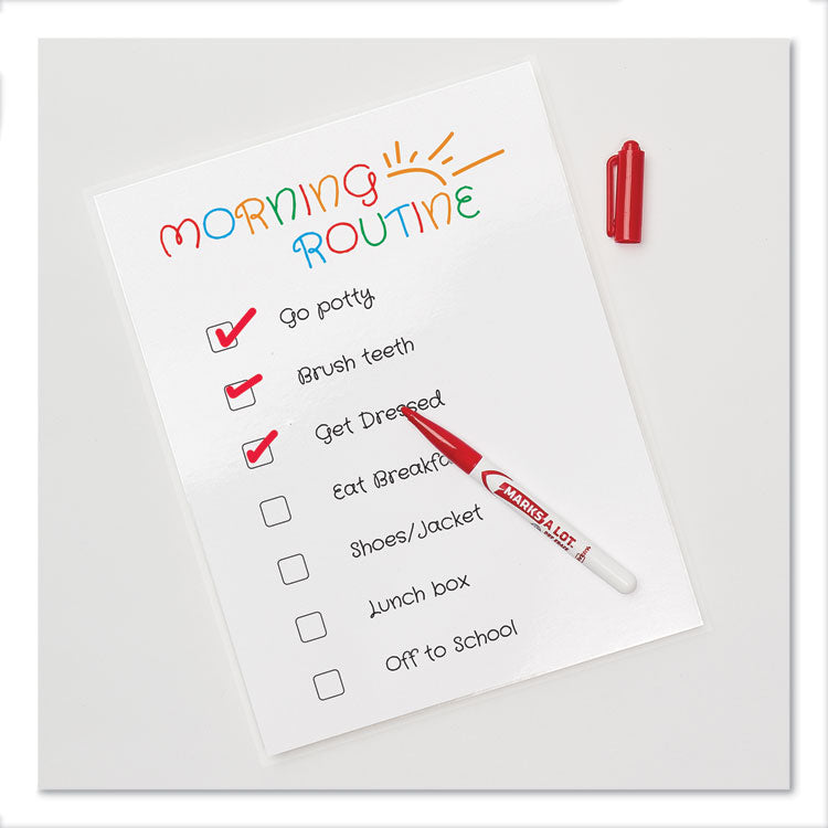 Clear Self-Adhesive Laminating Sheets, 3 Mil, 9" X 12", Matte Clear, 50/box