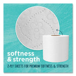 100% Recycled Bathroom Tissue, Septic Safe, 2-Ply, White, 240 Sheets/Roll, 12 Rolls/Pack, 4 Packs/Carton