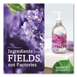 Natural Hand Wash, Lavender Flower and Mint Scent, 12 oz, 8/Carton