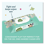 Free and Clear Baby Wipes, 7 x 7, Unscented, White, 64/Flip-Top Pack
