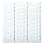 Restickable Mounting Tabs, Removable, Repositionable, Holds Up To 1 Lb (4 Tabs), 1 X 1, Clear, 18/pack