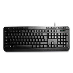 Akb132ub 118-Key Mm Desktop Usb Keyboard, Black