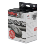 SurfaceKleen Premoistened Alcohol Cleaning Wipes, 5 x 5, Individual Foil Packets, Unscented, White, 72/Box