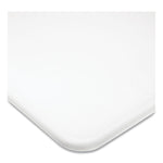 Cut-N-Carry Color Cutting Boards, Plastic, 20 x 15 x 0.5, White