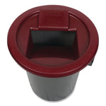 KatchAll Flatware Retriever, Round, 24" Diameter x 9h, 32/44 gal Capacity, Red