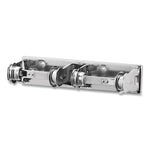 Locking Toilet Tissue Dispenser, 12.38 x 4.5 x 2.75, Chrome