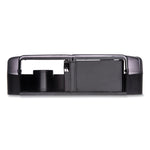 Twin 9" JBT Toilet Tissue Dispenser, Oceans, 19 x 5.25 x 12, Transparent Black Pearl