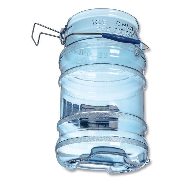 Saf-T-Ice Tote, 6 gal, Transparent Blue