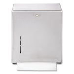 C-Fold/multifold Towel Dispenser, 11.38 X 4 X 14.75, Stainless Steel