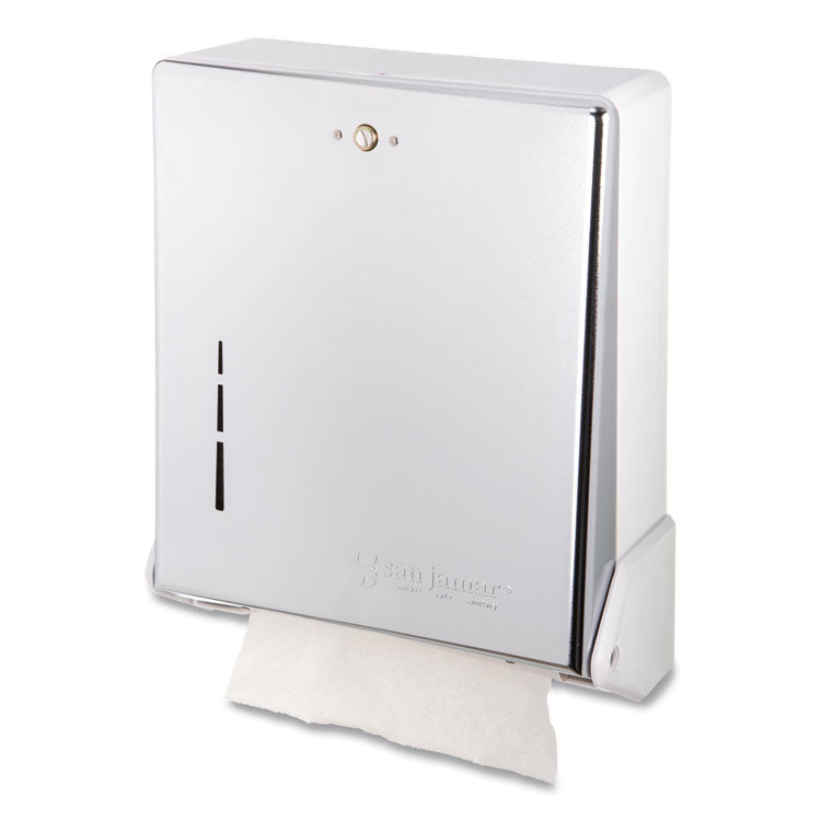True Fold C-Fold/multifold Paper Towel Dispenser, 11.63 X 5 X 14.5, Chrome