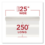 Nap-Lam I Roll Film, 3 Mil, 25" X 250 Ft, Gloss Clear, 2/box