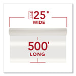 Nap-Lam I Roll Film, 1.5 Mil, 25" X 500 Ft, Gloss Clear, 2/box