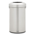 Refine Series Waste Receptacle, 23 gal, Plastic/Stainless Steel