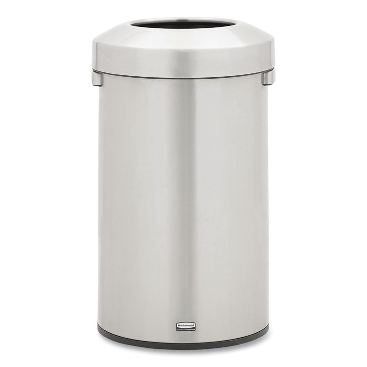 Refine Series Waste Receptacle, 23 gal, Plastic/Stainless Steel