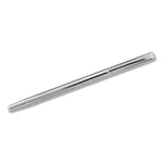 Slimline Pen-Size Pocket Pointer With Clip, Extends To 24.5", Silver