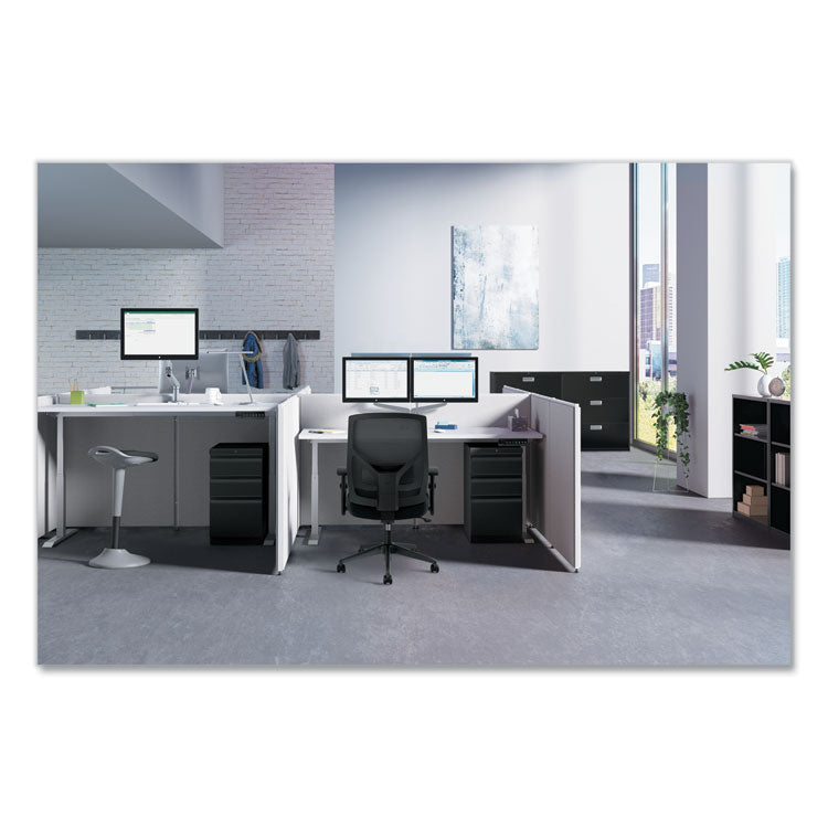 Vl581 High-Back Task Chair, Supports Up To 250 Lb, 18" To 22" Seat Height, Black