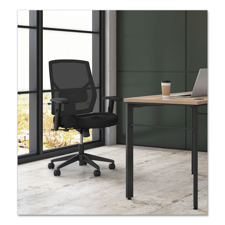 Vl581 High-Back Task Chair, Supports Up To 250 Lb, 18" To 22" Seat Height, Black