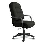 Pillow-Soft 2090 Series Executive High-Back Swivel/tilt Chair, Supports Up To 300 Lb, 16.75" To 21.25" Seat Height, Black