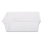 Food/Tote Boxes, 12.5 gal, 26 x 18 x 9, Clear, Plastic