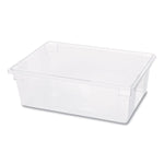 Food/Tote Boxes, 12.5 gal, 26 x 18 x 9, Clear, Plastic