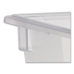 Food/Tote Boxes, 21.5 gal, 26 x 18 x 15, Clear, Plastic