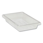 Food/Tote Boxes, 5 gal, 12 x 18 x 9, Clear, Plastic