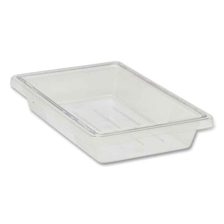 Food/Tote Boxes, 5 gal, 12 x 18 x 9, Clear, Plastic