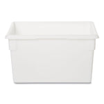 Food/Tote Boxes, 21.5 gal, 26 x 18 x 15, White, Plastic