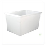 Food/Tote Boxes, 21.5 gal, 26 x 18 x 15, White, Plastic