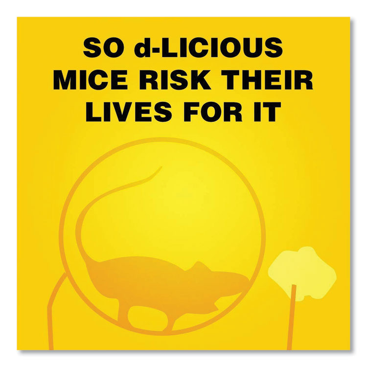 Disposable Bait Station, 3 x 3 x 1.25, 3 Bait Stations/Pack, 6 Packs/Carton