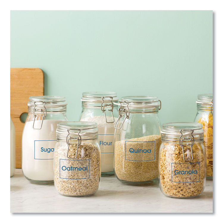 Print-To-The-Edge Labels With Sure Feed And Easy Peel, 2 X 3, Glossy Clear, 80/pack