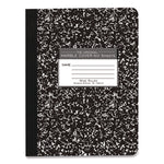 Marble Cover Composition Book, Wide/Legal Rule, Black Marble Cover, (50) 9.75 x 7.5 Sheets