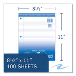 Notebook Filler Paper, 3-Hole, 8.5 X 11, College Rule, 100/pack